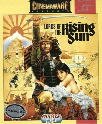 Lords Of The Rising Sun Amiga US box art